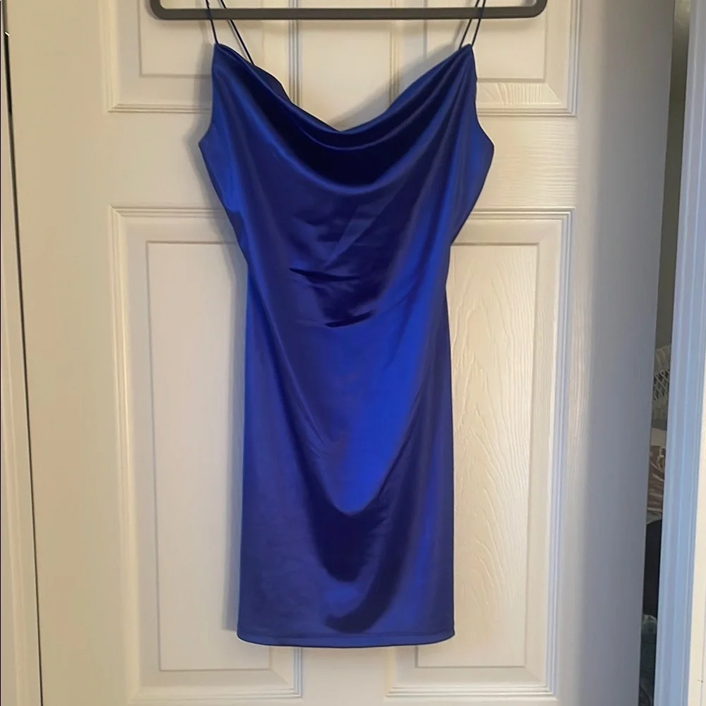 Size 5/6 B. Darlin electric blue mini dress - Picture 5 of 10